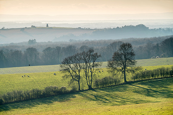 View from Bignor Hill.