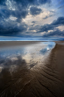 Silver linings, Harlech Beach, Gwynned.