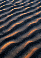 Orange Segments, Last Light on Harlech Beach.