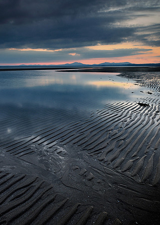 Ripples and pools, Harlech Beach.