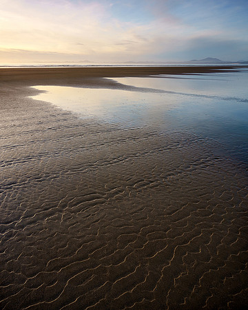 Sand ripples patterns, Harlech Beach.