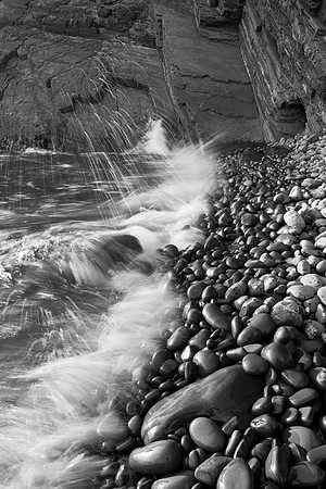 Contrasts, Sandymouth, Cornwall.
