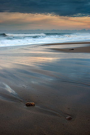 Simple patterns at Widemouth Bay, Cornwall.