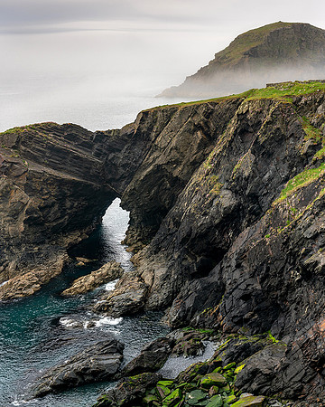 Receding fog, Abercastle, Pembrokeshire.