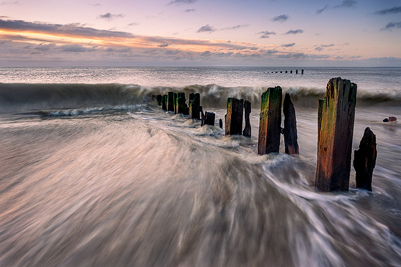 Tidal surge.
