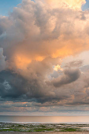 Dawn storm cloud.