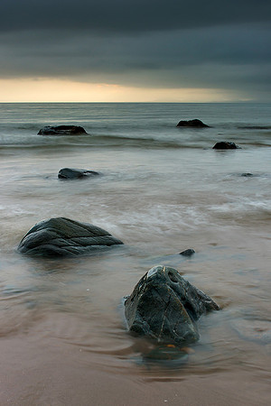 Rocks, Llandangw Beach.