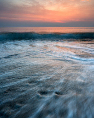 Edge of light, edge of water, Llandanwg Beach.