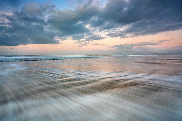 Christmas morning wave, Harlech Beach.